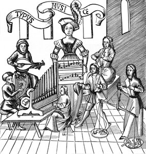 La personificación de la música de French School
