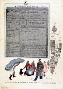 La Montaña de la Piedad: La Montaña de la Piedad es la Providencia de los pobres, por ochocientos por ciento de intereses - en “El Plato de Mantequilla” n° 03/06/1905 de French School