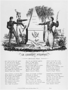 El juramento polaco, canción de los lanceros polacos, c.1830 de French School
