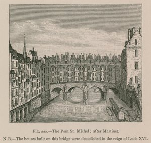 El Pont St. Michel; después de Martinet de French School