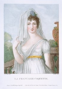 La bonita chica francesa, c.1816 de French School