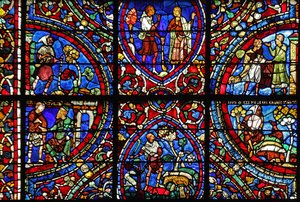 La ventana del Hijo Pródigo: varias escenas de French School