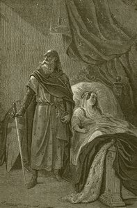 La Reina Margarita y el viejo caballero
