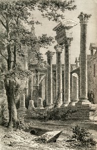 El Teatro Romano, Besanzón, en el siglo XIX, de 
