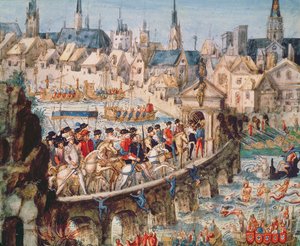 Festival de la Entrada Real de Enrique II (1519-59) en Rouen, 1 de octubre de 1550