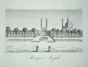 La Mezquita Real en Isfahan, de 