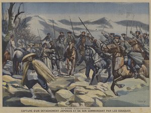 La Guerra Ruso-Japonesa: un destacamento japonés y su comandante capturados por cosacos