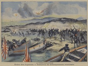 La Guerra Ruso-Japonesa: un intento de desembarco de tropas japonesas es repelido