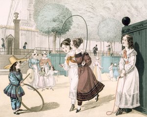 El Juego de Saltar, lámina 115 de Le Bon Genre, 1822