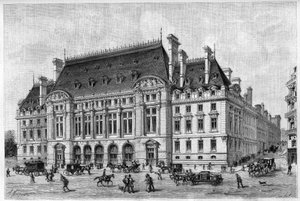 La Sorbona fue renovada en 1887, desde la rue des Ecoles. de French School
