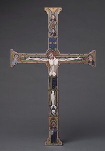 La "Cruz Spitzer", Maestro del Taller Real Plantagenet, c.1190 de French School