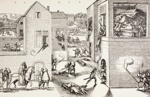La masacre del Día de San Bartolomé, agosto de 1572, de 