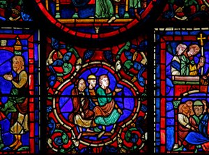 Ventana de San Martín: decorativa de French School