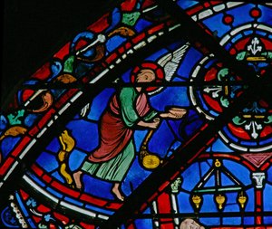 La ventana de San Tomás: ángeles asisten a la tumba de San Tomás de French School