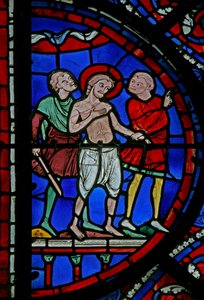 La ventana de San Tomás: llevado por dos guardias de French School