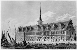 La Bolsa de Copenhague, 1846 de French School