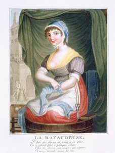 La remendadora de medias, c.1816 de French School