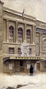 Teatro des Funambules, París, principios del siglo XX (pintura) de French School