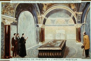 La tumba de Louis Pasteur (1822-95) en l