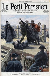El tormento del garrote: La terrible ejecución de Lucio Álvarez en España en Cervera - en 