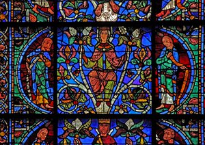 El Árbol de Jesé: Un profeta, la Virgen María, Daniel de French School