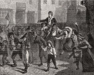 El triunfo de Marat, 24 de abril de 1793, de 