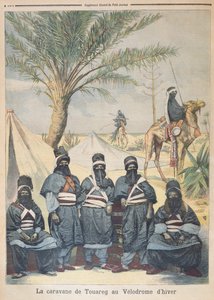 La caravana tuareg en el Velódromo de Invierno, ilustración de Le Petit Journal, 4 de junio de 1894