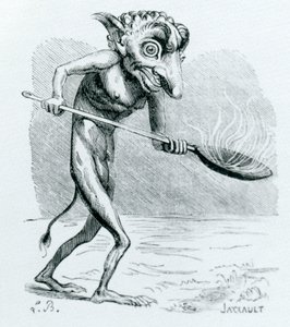 El Ukobach, ilustración del Dictionnaire Infernal por Jacques Albin Simon Collin de Plancy, 1818 de French School