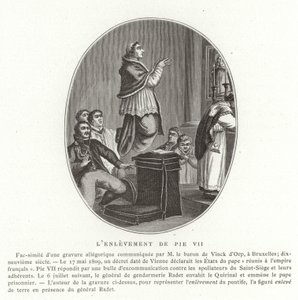 El secuestro del Papa Pío VII, Roma, 6 de julio de 1809