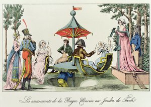 Los entretenimientos del Anillo Chino en los Jardines de Tivoli de French School
