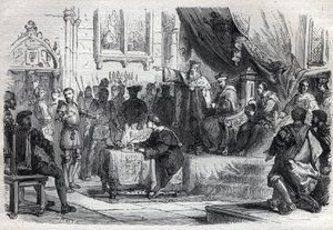 El antipapa Clemente VII (Robert de Ginebra) de French School