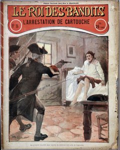 El arresto de Cartouche - en “El rey de los bandidos”, No. 16 de French School