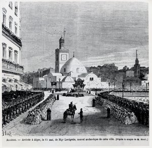 La llegada a Argel de Charles Lavigerie, el nuevo arzobispo de la ciudad, 15 de mayo de 1867 de French School