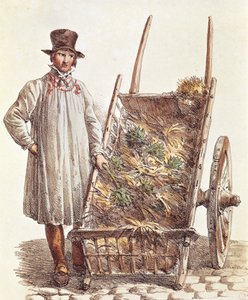 El vendedor de alcachofas, Francia de French School