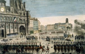 El ataque al Hôtel de Ville de París, 28 de julio de French School