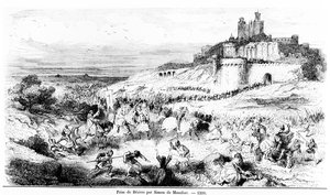 La captura de Béziers por Simón de Montfort el 22 de julio de 1209