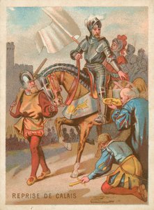 La captura de Calais por el Rey Enrique II de Francia de French School