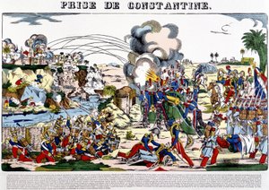 La captura de Constantina en 1837 - imagen de Epinal, finales del siglo XIX
