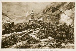La captura de Steinbach por los franceses en la primera semana de enero de 1915 de French School