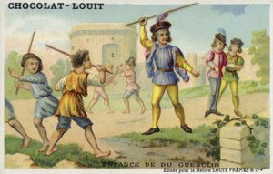 La infancia de Bertrand du Guesclin de French School