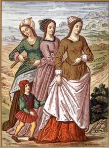 Las compañeras de Laure (Laura de Noves) de French School