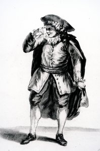 El traje de Arnolphe, de La Escuela de las Mujeres por Molière de French School