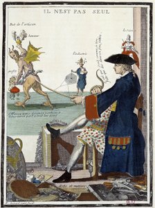 El artesano tira del diablo por la cola - Imaginería Popular de French School