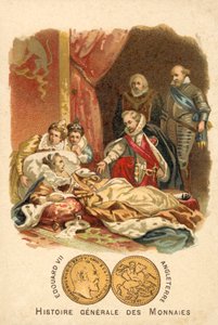 La muerte de Isabel I de Inglaterra, 1603 de French School