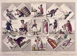 Los diferentes pueblos de Europa, c.1810 de French School