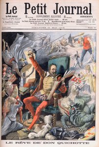 El sueño de Don Quijote. Ilustración para Le Petit Journal, 21 de mayo de 1905 de French School