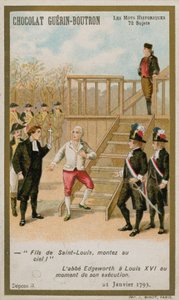 La ejecución del Rey Luis XVI de Francia, 21 de enero de 1793 de French School