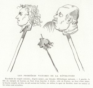 Las primeras víctimas de la Revolución Francesa, julio de 1789 de French School