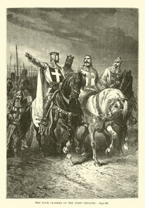 Los cuatro líderes de la Primera Cruzada de French School