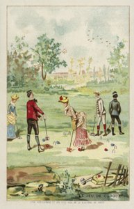 El juego del croquet de French School